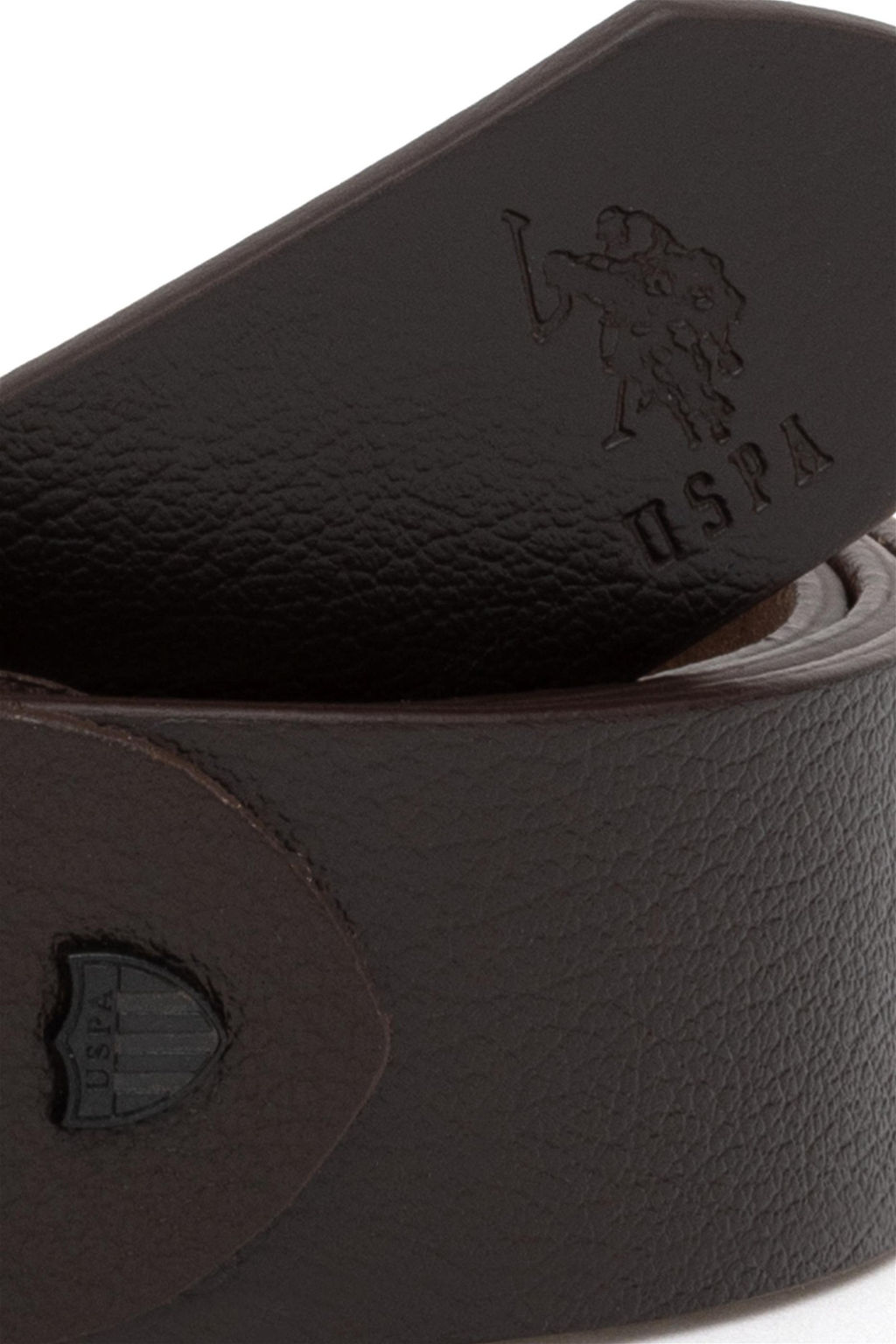 Мужской коричневый пояс - U.s. polo assn фото 4