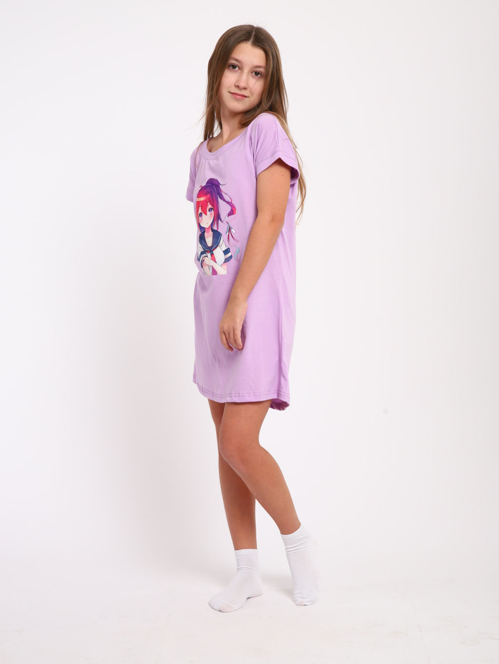 Туника "Лиана" сирень