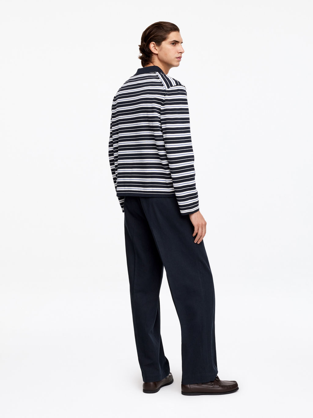 Pantalones amplios en mezcla de lino - H&m фото 6