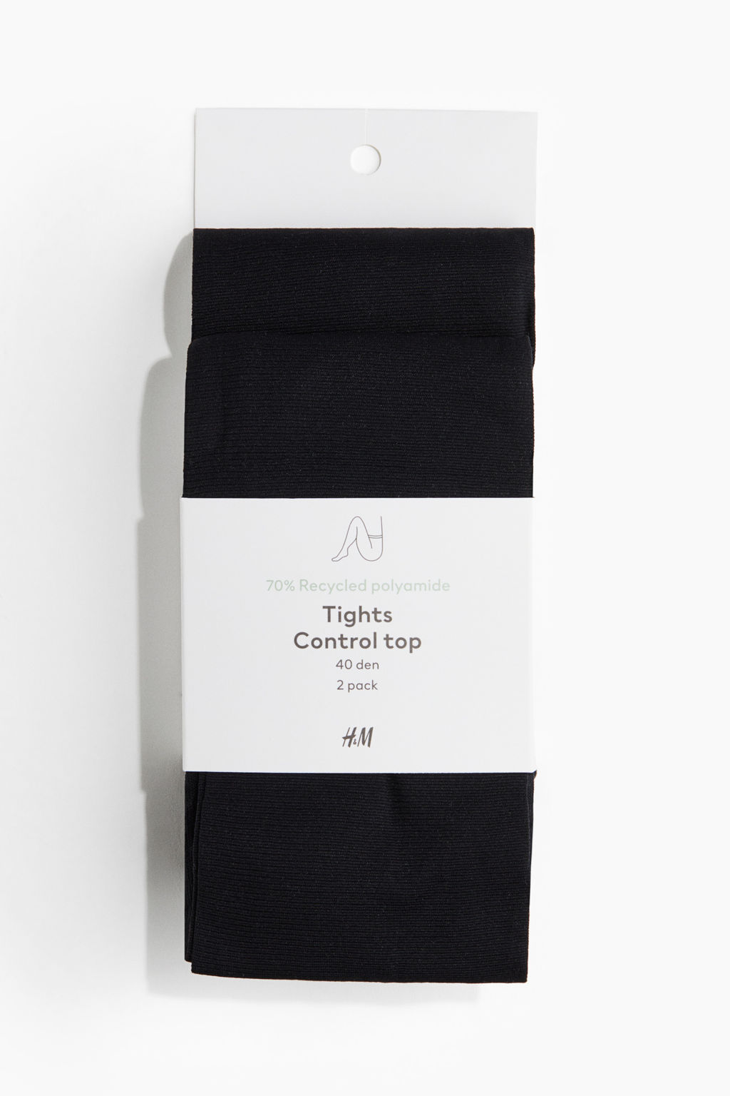 Pack de 2 medias control-top 40 deniers - H&m фото 4