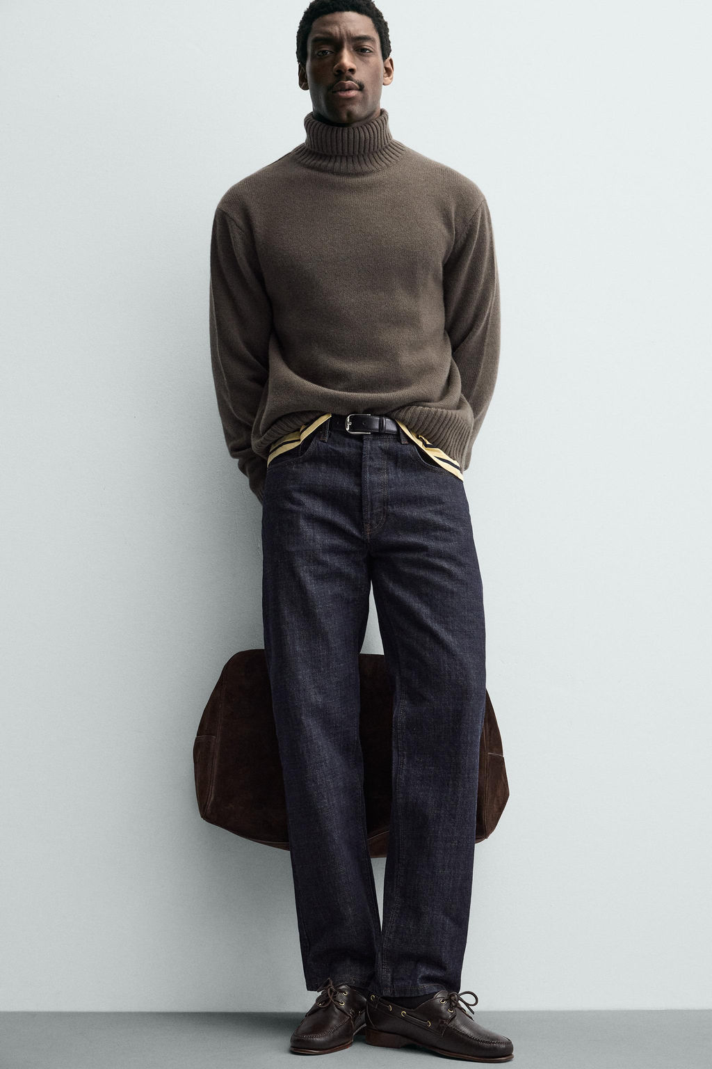 100% WOOL HIGH NECK JUMPER - Zara фото 14