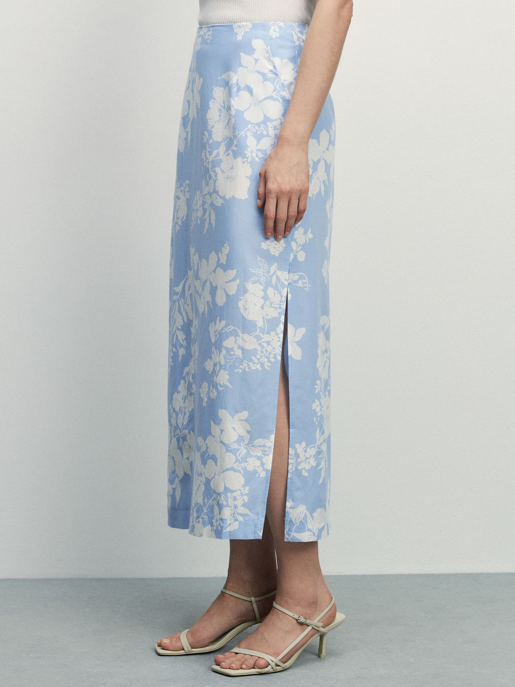 Юбка миди из хлопка / Zarina  фото 3