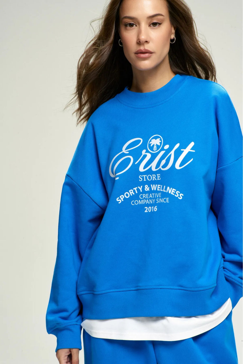 Свитшот Wellness Electric Blue - Erist store фото 3
