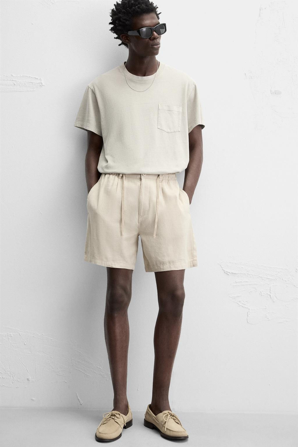 BERMUDA SHORTS LINEN BLEND - Zara фото 5