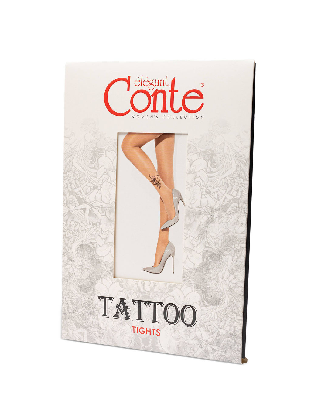Колготки фантазийные CONTE колготки TATTOO с рисунком Garden bronz - Conte elegant фото 2