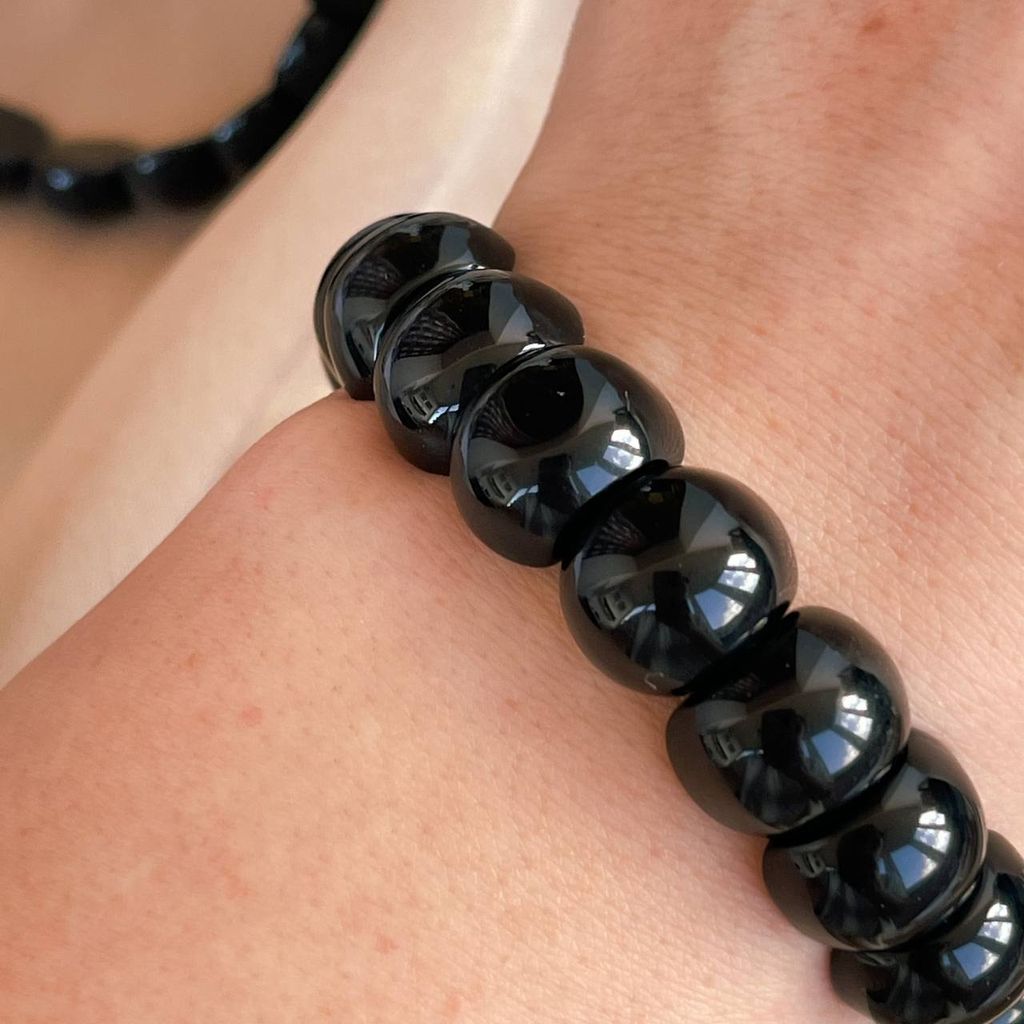 Браслет из Обсидиана радужного 20 см