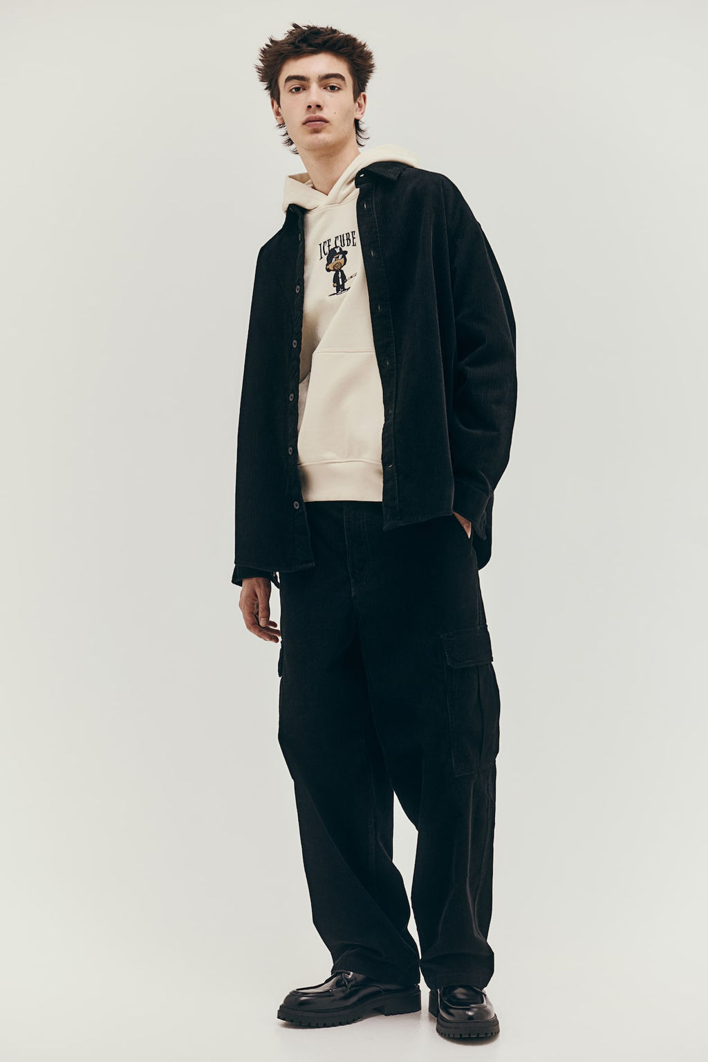 Sudadera con capucha y motivo Oversized Fit - H&m фото 3