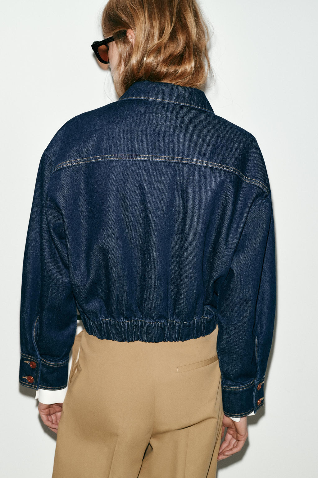 Z1975 DENIM BOMBER JACKET - Zara фото 4