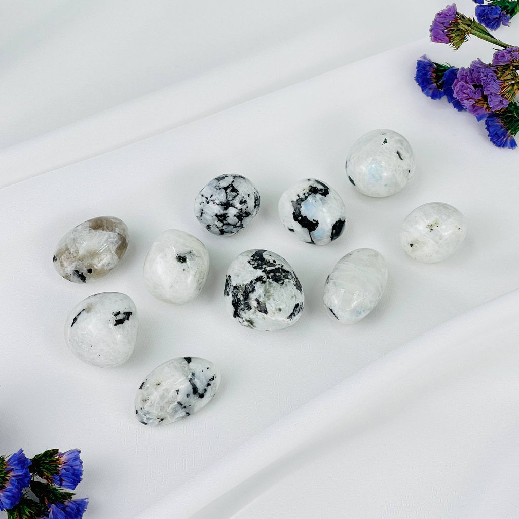 Галтовка из Лунного камня (10 шт)