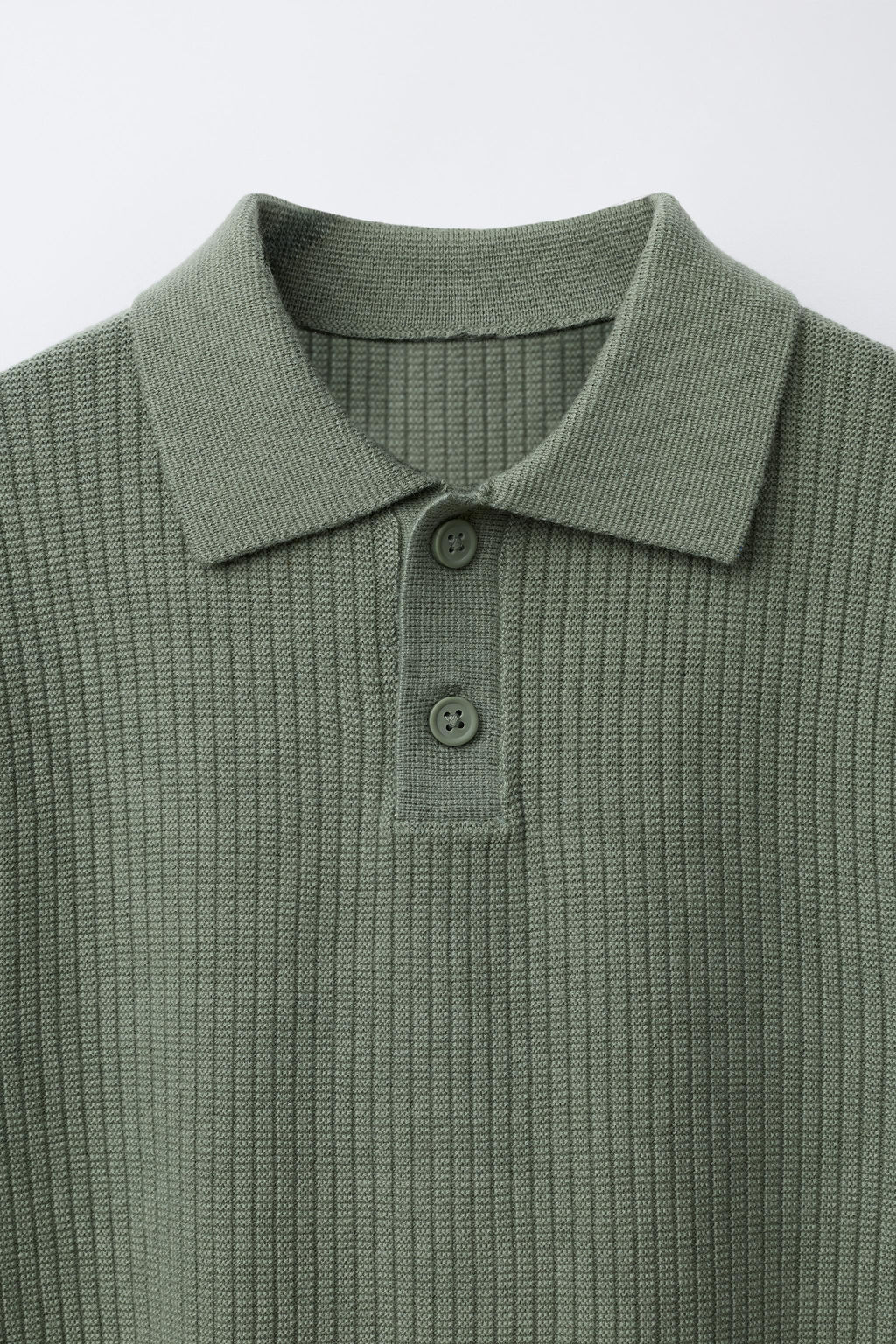 POLO B?SICO PUNTO CANAL? / Khaki claro - Zara фото 3