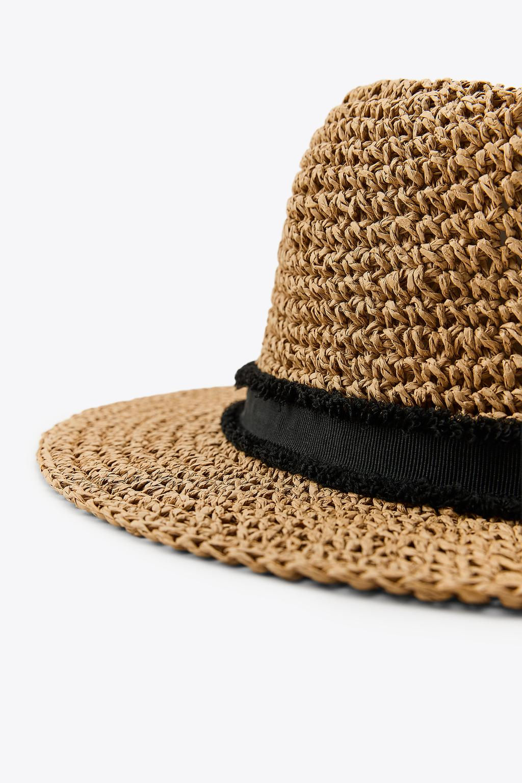 HAT WITH CONTRAST BAND - Zara фото 6