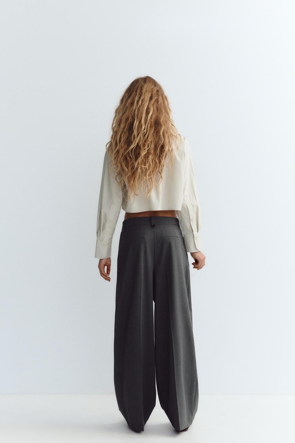 DOUBLE PLEAT TROUSERS - Zara фото 23