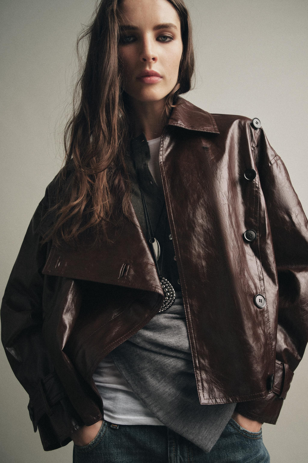 SHINY JACKET ZW COLLECTION - Zara фото 3