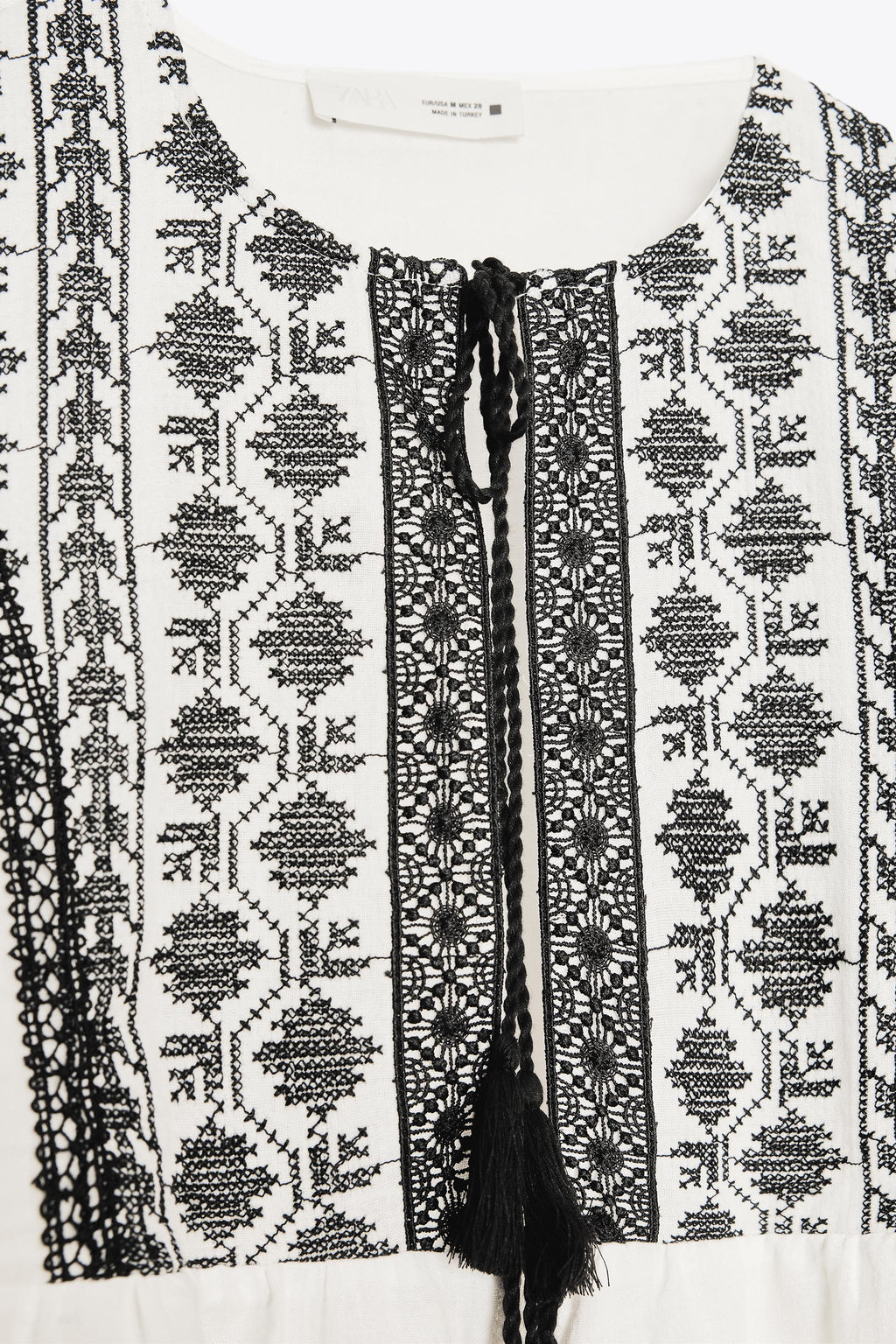 CONTRAST EMBROIDERY JACKET - Zara фото 8