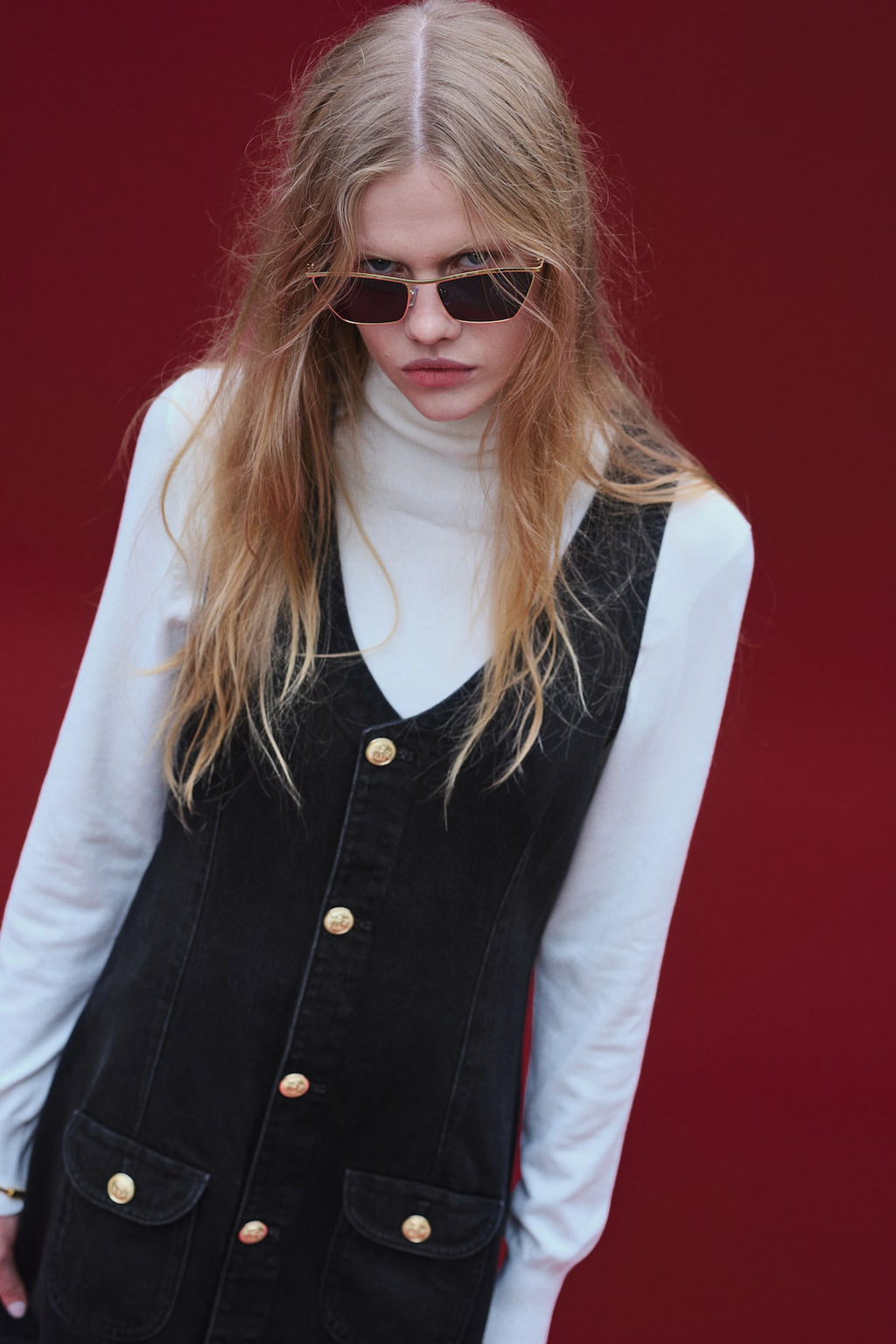 Vestido denim sin mangas - H&m фото 2