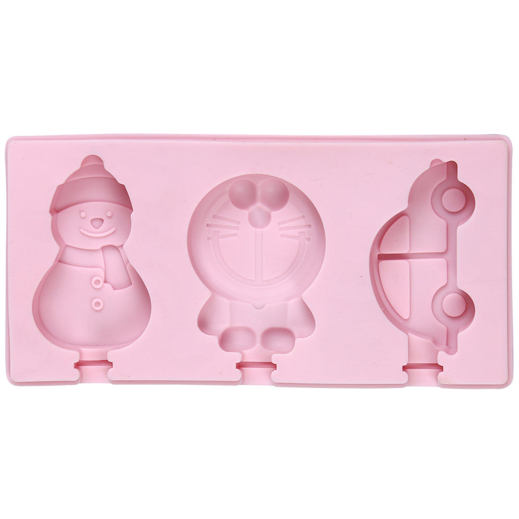 Форма силиконовая для замораживания фруктового льда/мороженого Ассорти-3 18х9х2см, цвета микс (Китай) - Домашняя мода фото 2