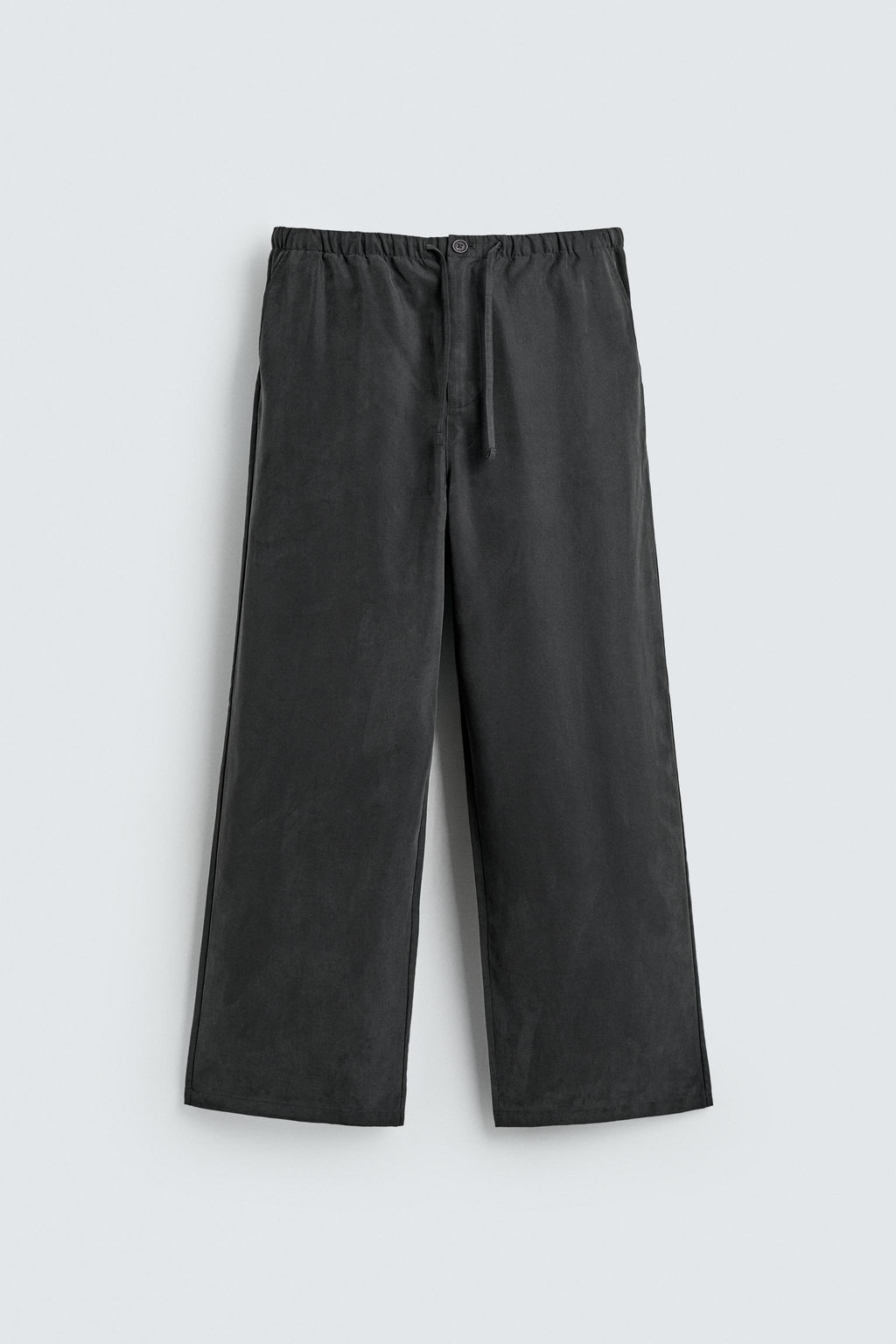 PANTAL?N FLUIDO RELAXED FIT / Gris oscuro
