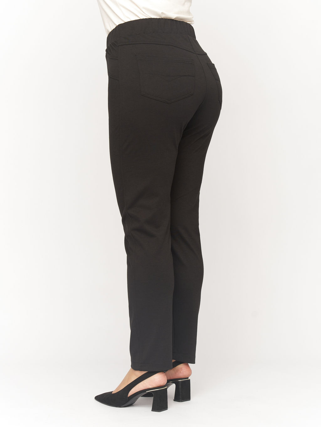 Брюки из плотного трикотажа ZBB13406BLK01 - Артесса фото 8
