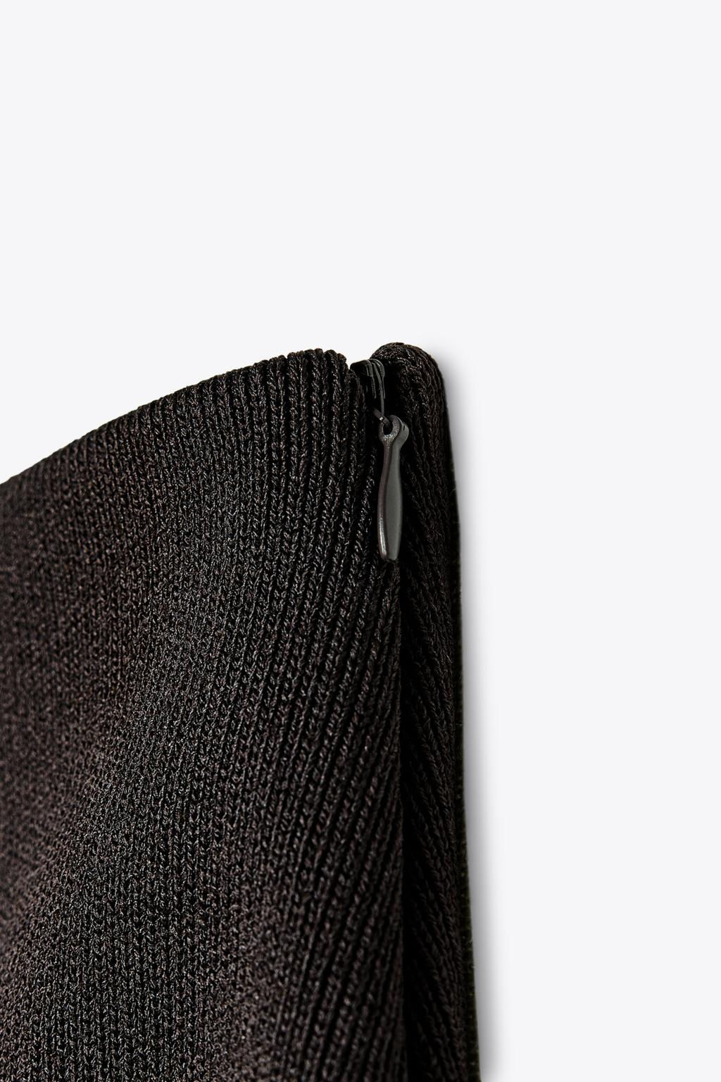 COMBINED PLEATED KNIT SKIRT - Zara фото 28