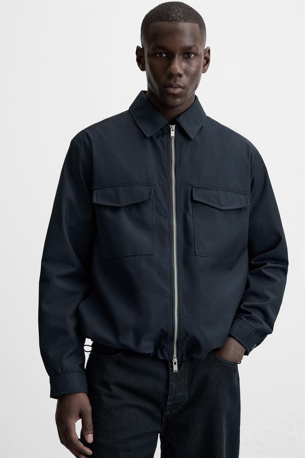 PADDED REGULAR FIT OVERSHIRT - Zara фото 13