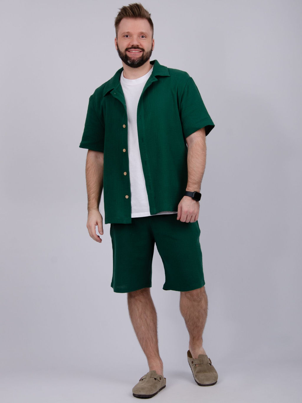 Костюм "Мэтью 2" зелёный, муслин