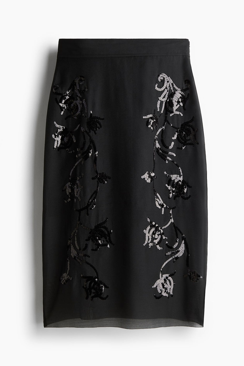 Falda de organza con lentejuelas - H&m фото 5