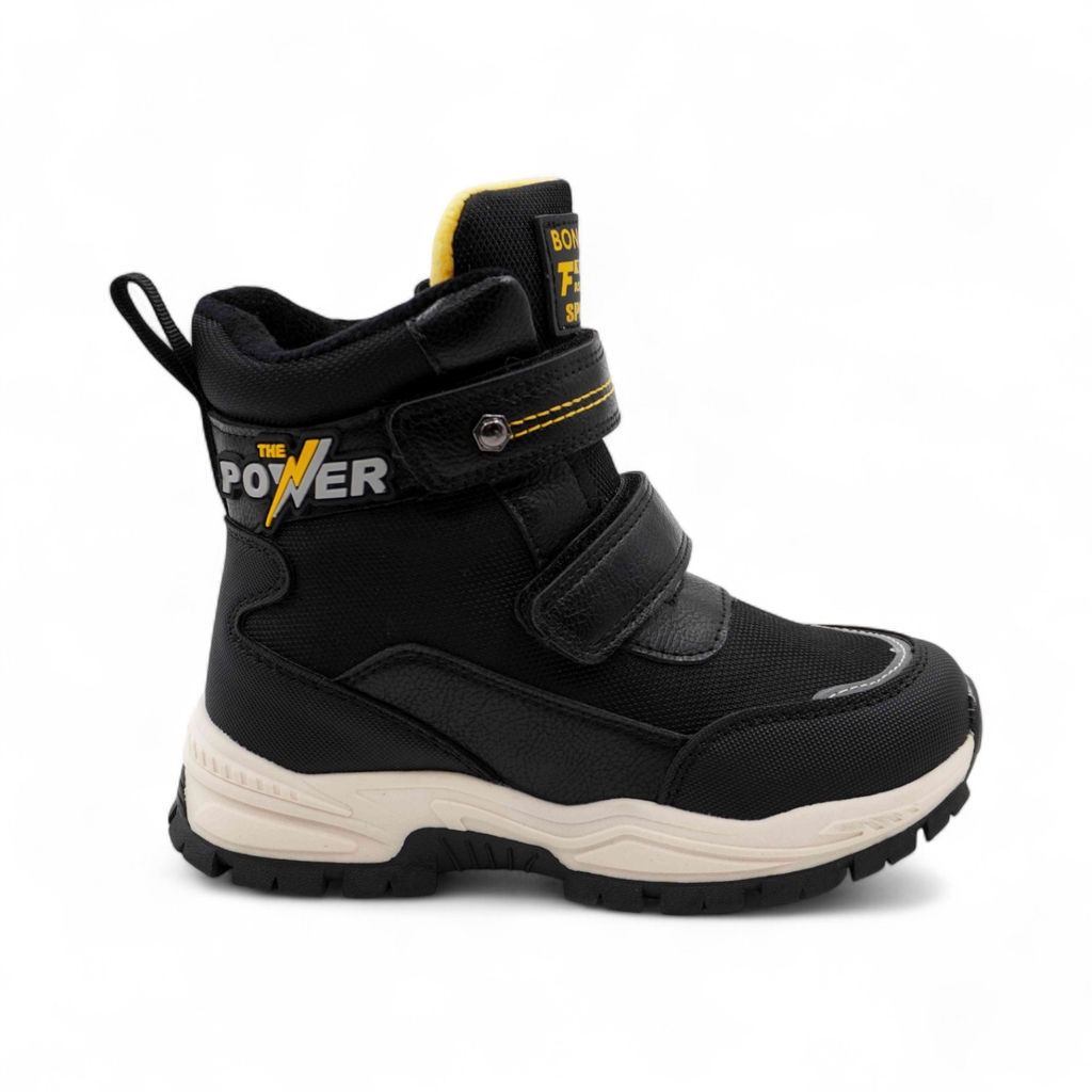 Ботинки мембранные на меху А6672-1 черные - BONCY фото 2