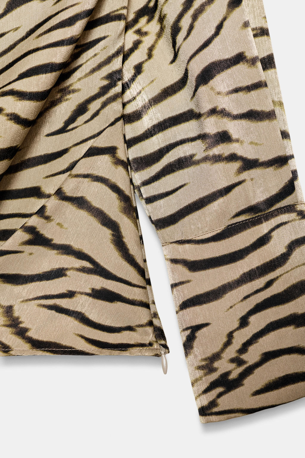 ASYMMETRIC ANIMAL PRINT TOP - Zara фото 5