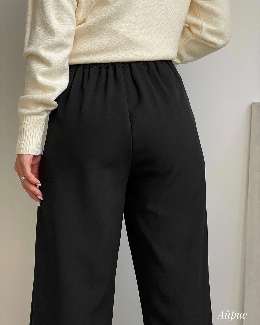 Брюки Айрис (черный) - Nadi bordo фото 8