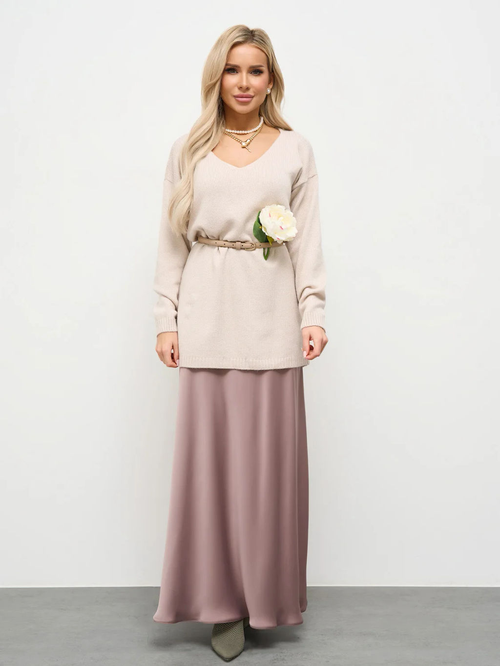 JETTY Юбка атласная макси  фото 14