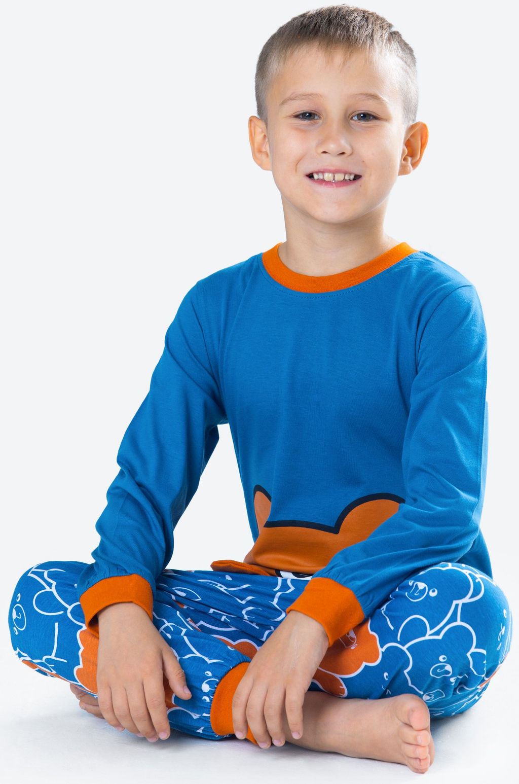 Хлопковая пижама для мальчика Bonito  фото 2