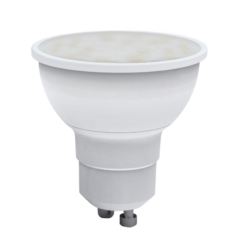 LED-JCDR-7W/6500K/GU10/NR Лампа светодиодная. Форма "JCDR", матовая. Серия Norma. Дневной белый свет (6500K). Картон. ТМ Volpe