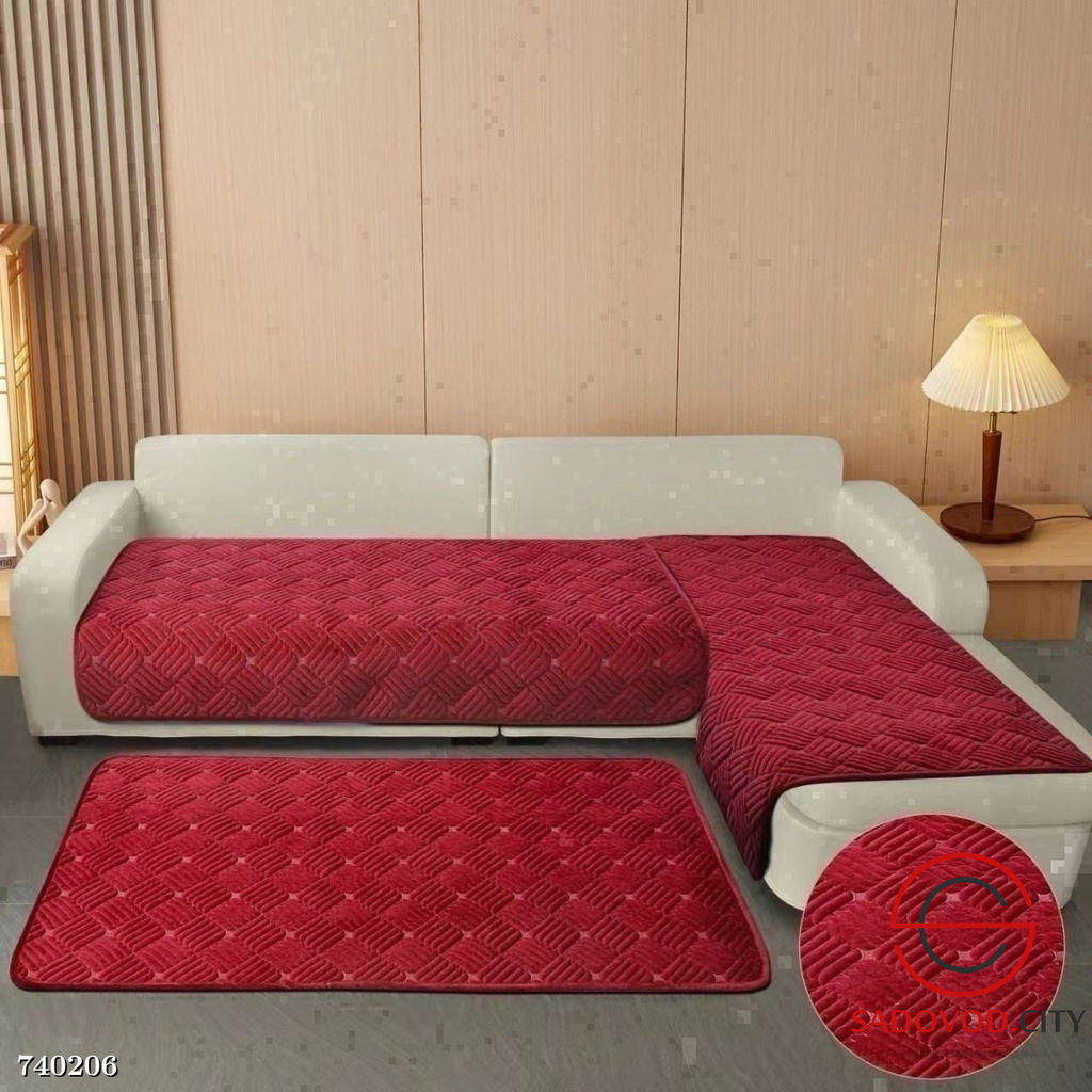 Накидки на диван набор