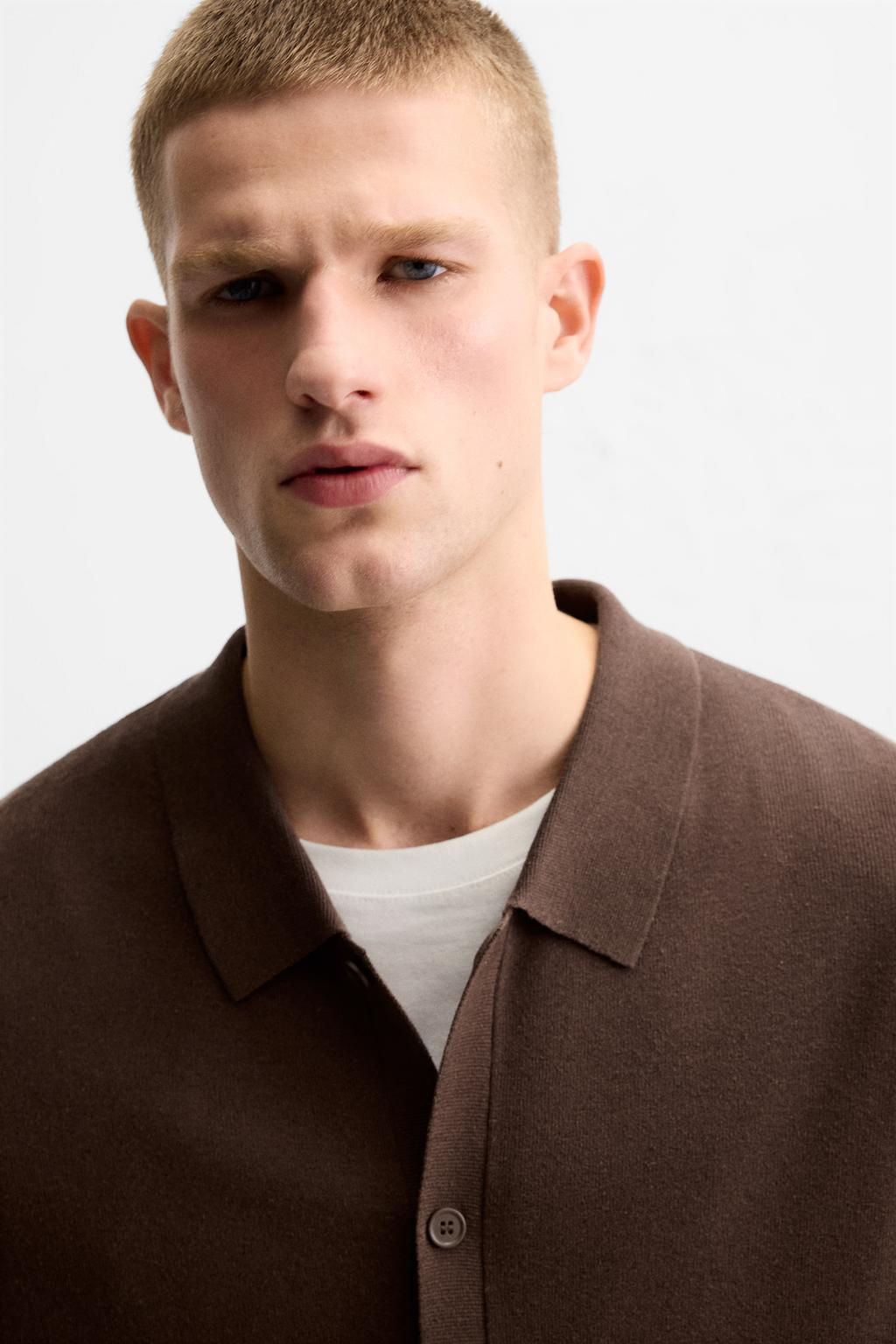 FLOWING KNIT SHIRT - Zara фото 5