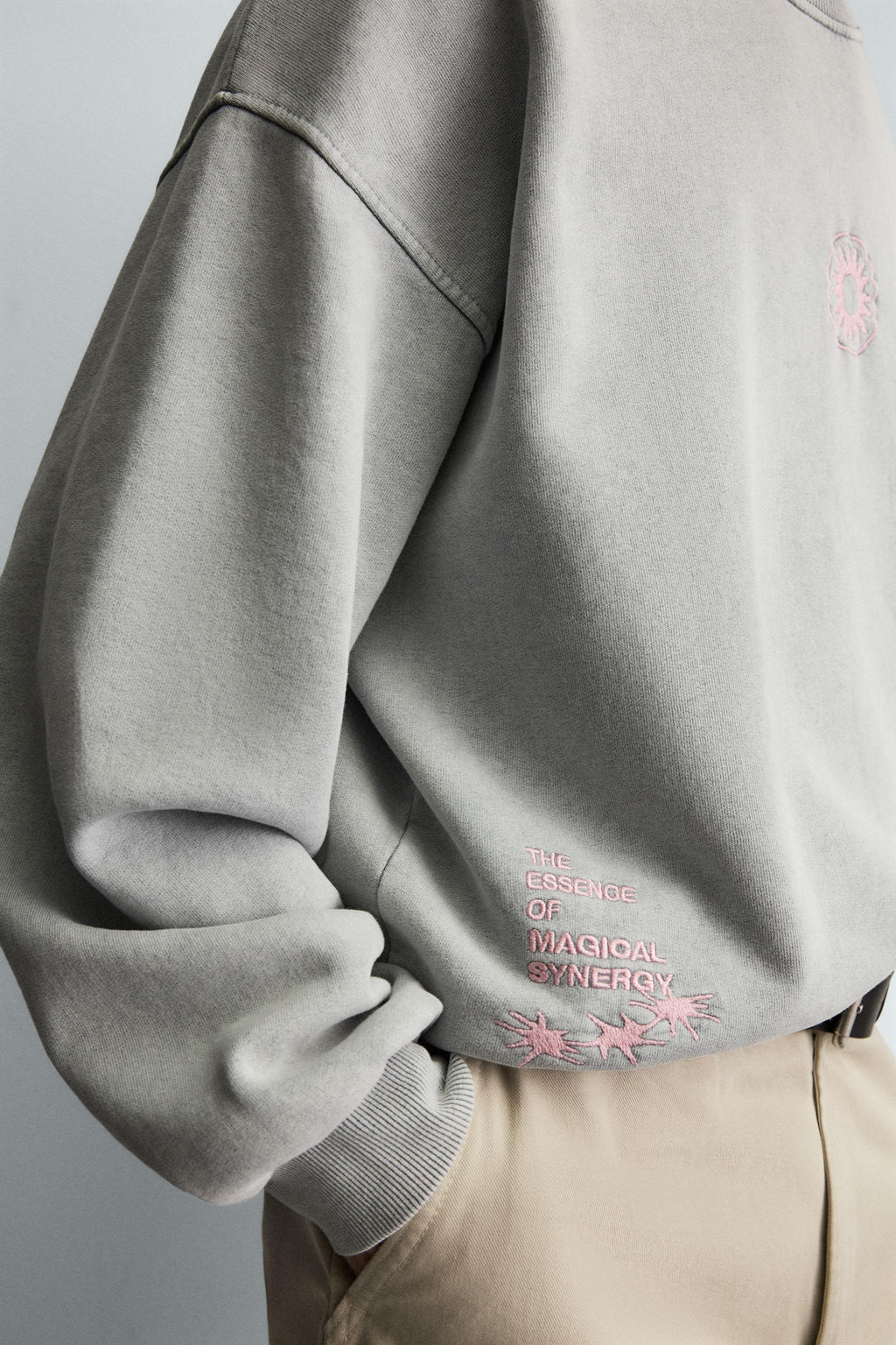 COMBINED PRINT SWEATSHIRT