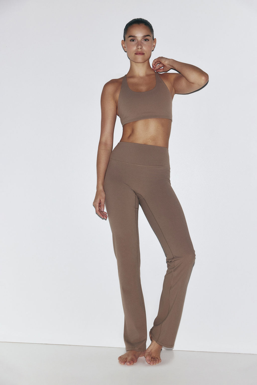 Leggings de deporte acampanados con SculptMove - H&m фото 9