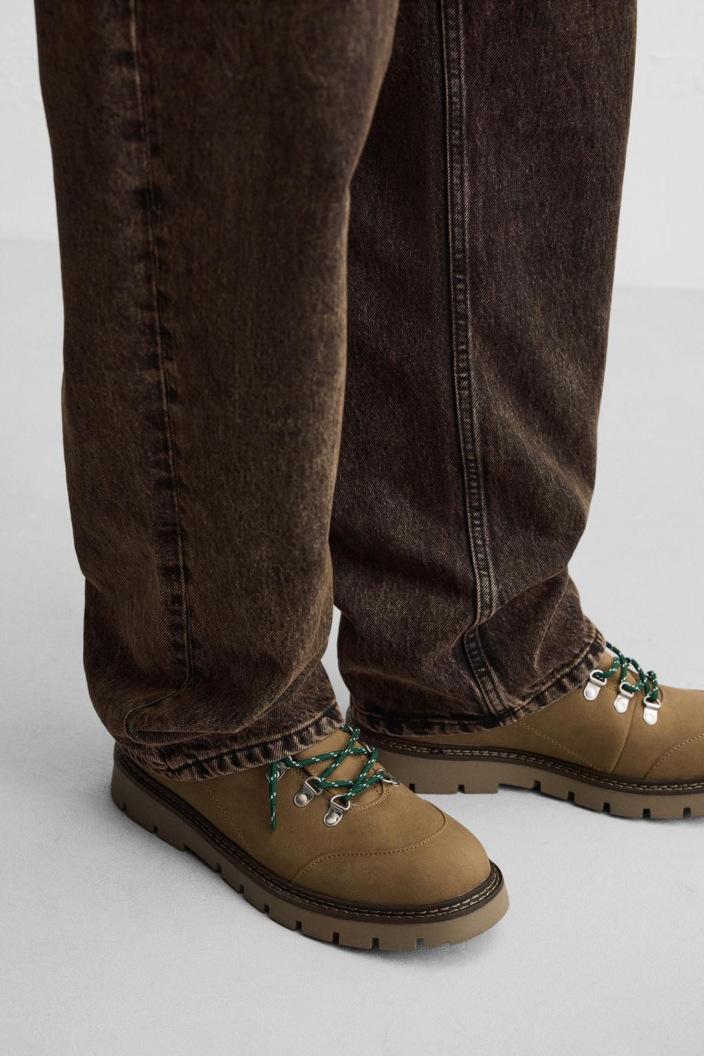 LACE-UP BOOTS - Zara фото 4