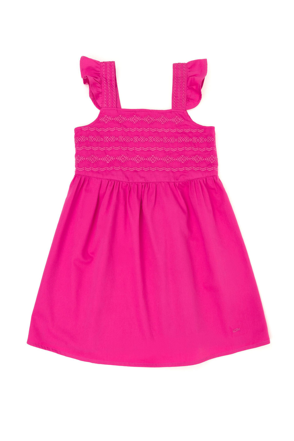 Розовое плетеное платье для девочки - U.s. polo assn фото 2