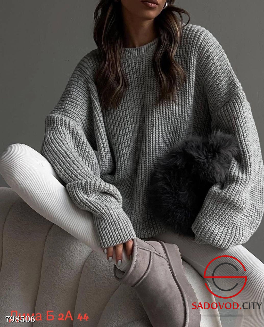 кофта женская оверсайз - Bruno фото 2