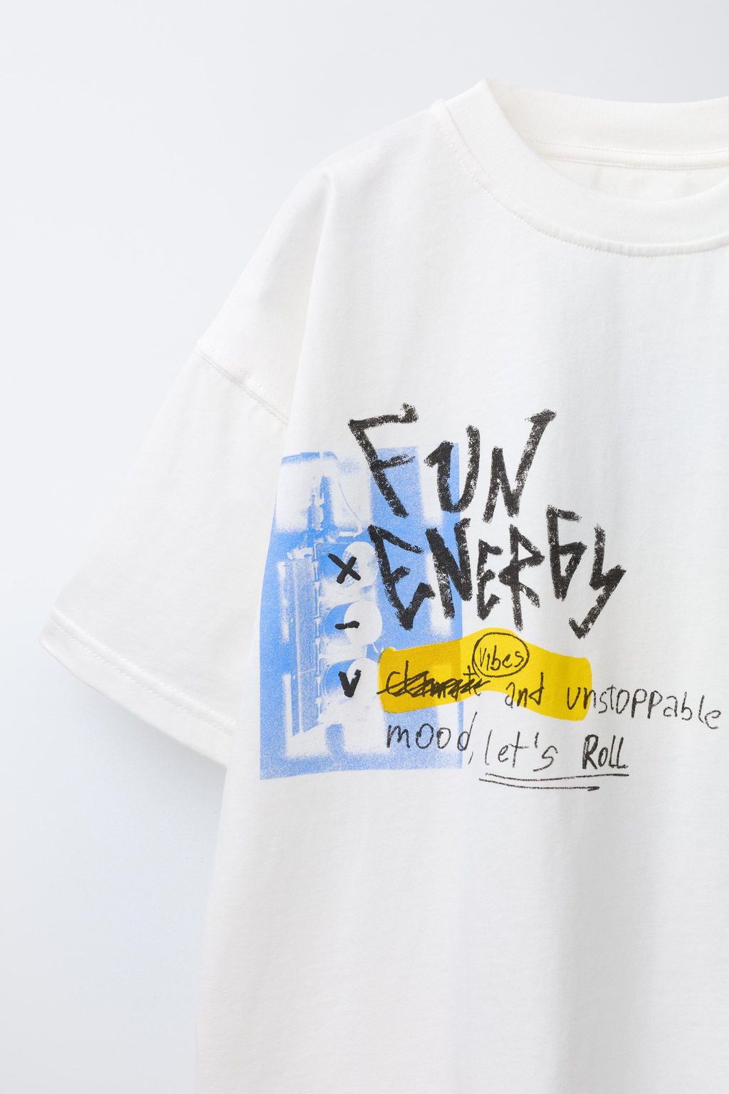 GRAFFITI PRINT T-SHIRT - Zara фото 3
