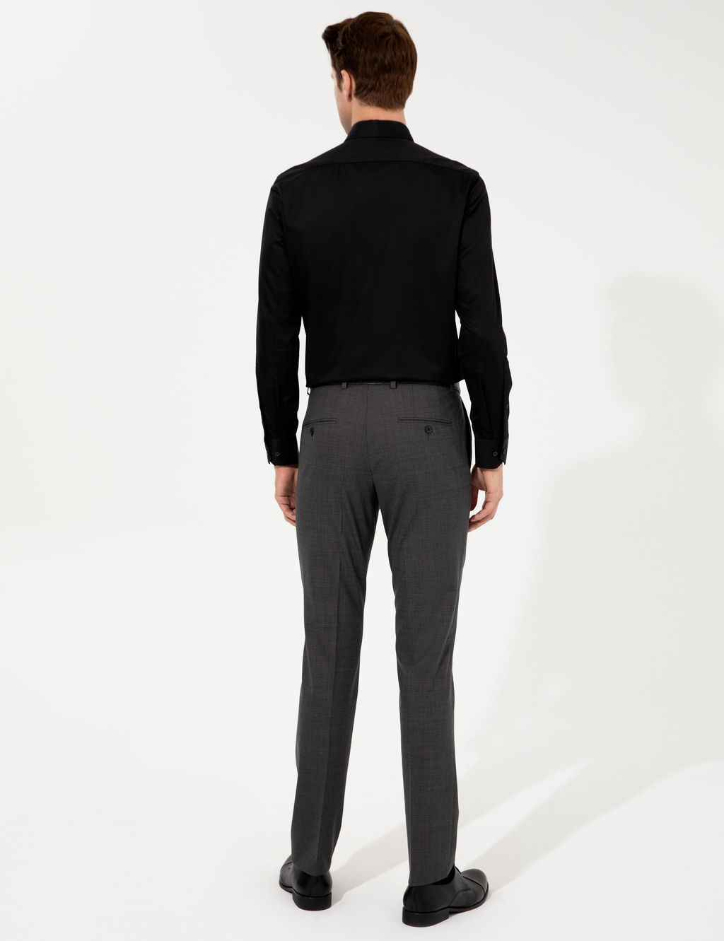 Брюки Slim Fit из дымчатой ткани - Cacharel фото 4