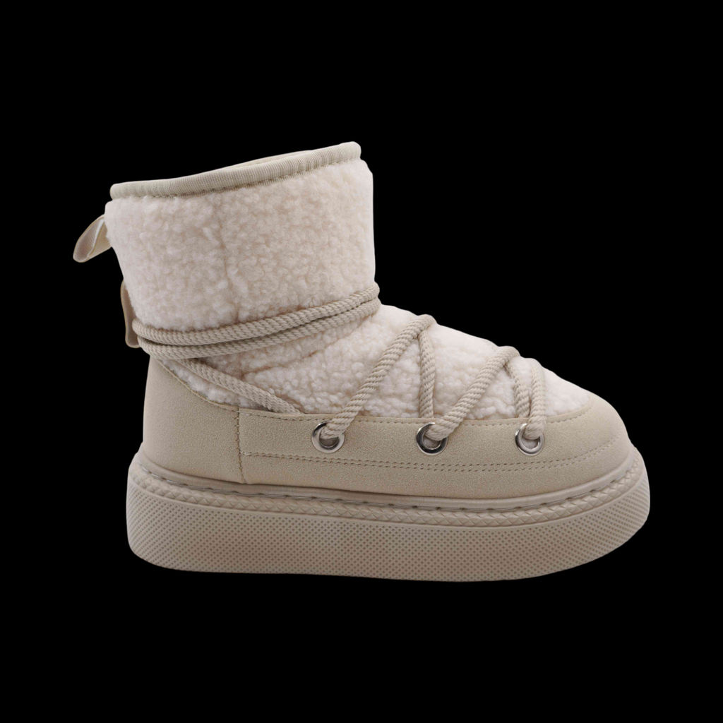 Сапоги F125-2 бежевые