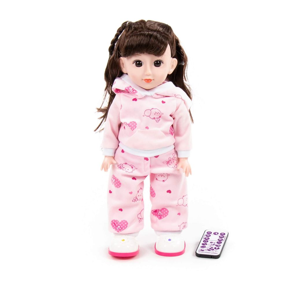 Кукла Вика (36 см) на прогулке (ходит, танцует, разговаривает, поёт, рассказывает сказки, воспроизводит мелодии, повторяет слова, туфельки светятся) (в коробке) - Полесье фото 4