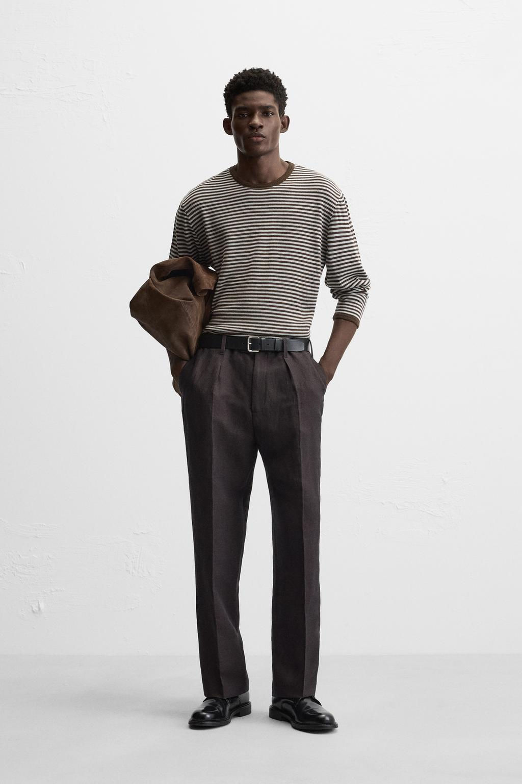 STRIPED JACQUARD SWEATER