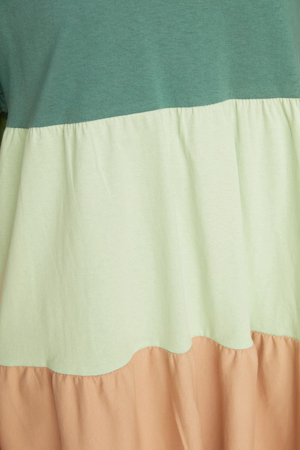 Lacivert %100 Pamuk Renk Bloklu Shift/Duz Mini Orme Elbise TWOSS20EL1638 - Trendyolmilla фото 12