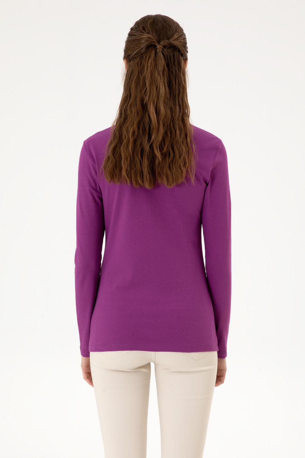 Kad_n Menek_e Basic Sweatshirt Sepette S_rpriz _ndirim - U.s. polo assn фото 5