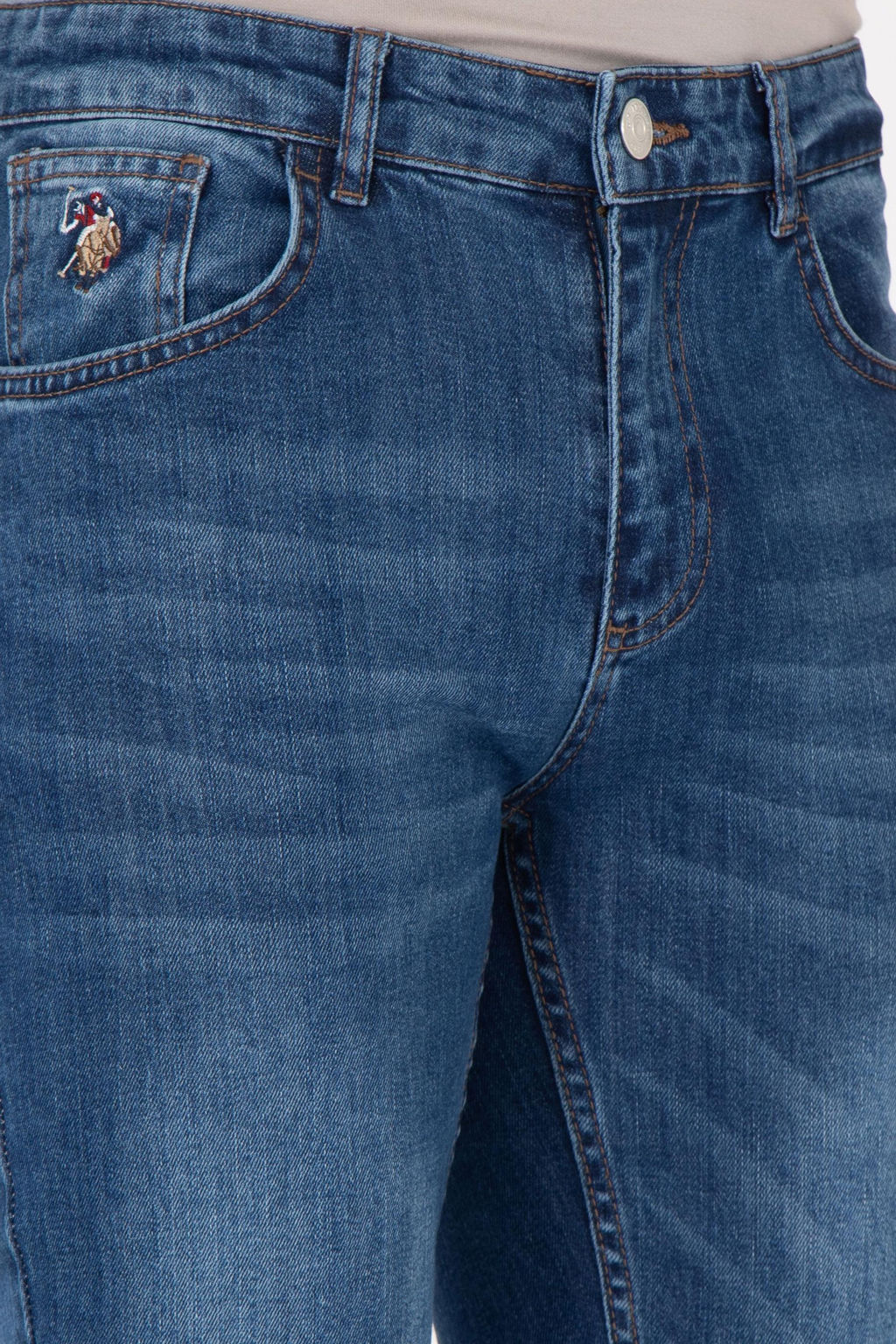 Мужские синие джинсовые брюки Неожиданная скидка в корзине - U.s. polo assn фото 5