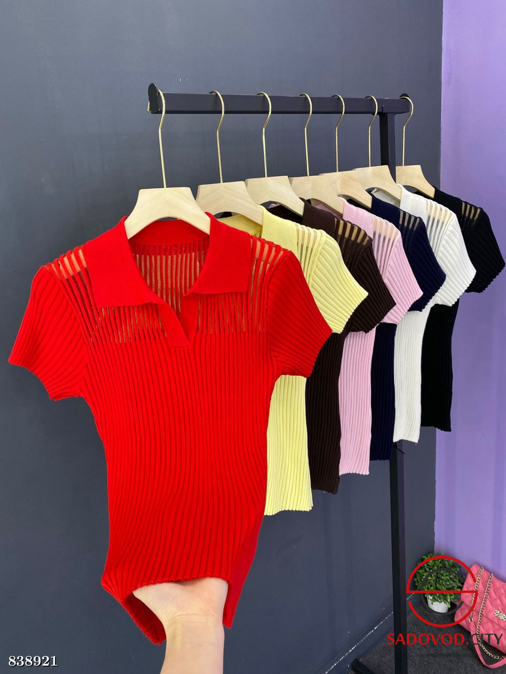 Кофта женская с V-вырезом - Bruno фото 4