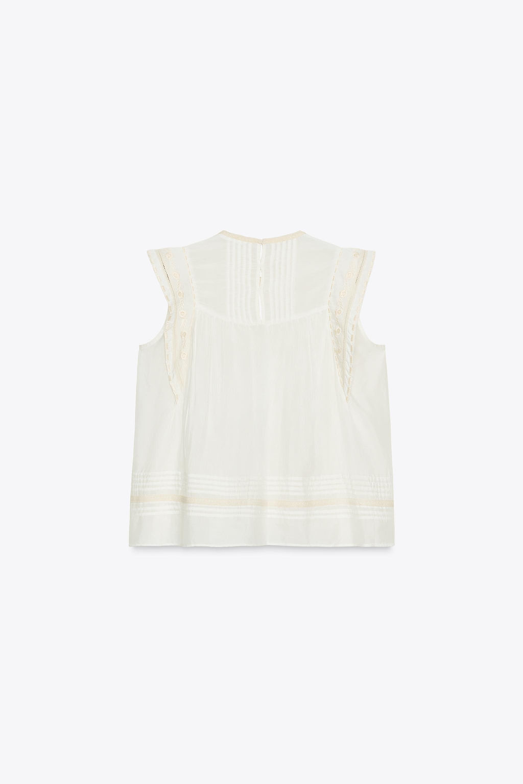 ZW COLLECTION EMBROIDERED BLOUSE - Zara фото 7