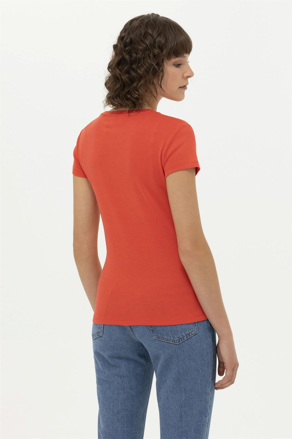 U. S. Polo Assn Женская красная футболка с круглым вырезом - U.s. polo assn фото 12